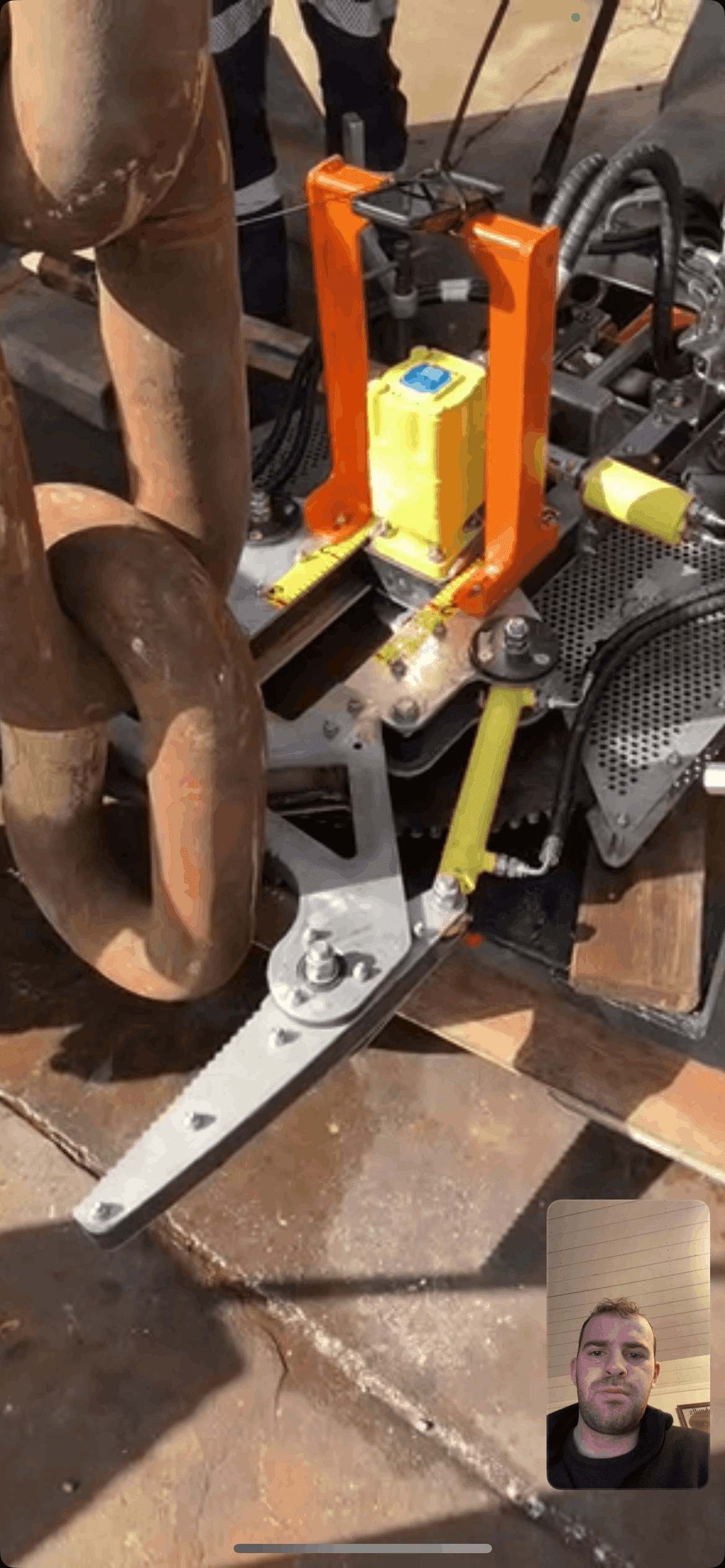 C1-10 Chopsaw mounted on ROV