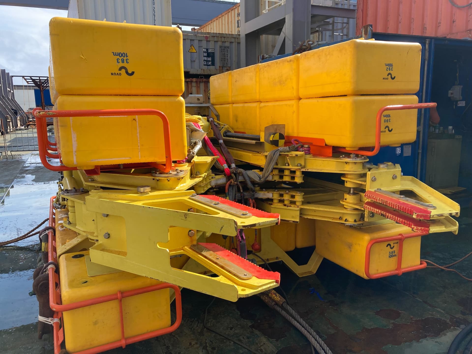 C1-32 Chopsaw mounted on ROV