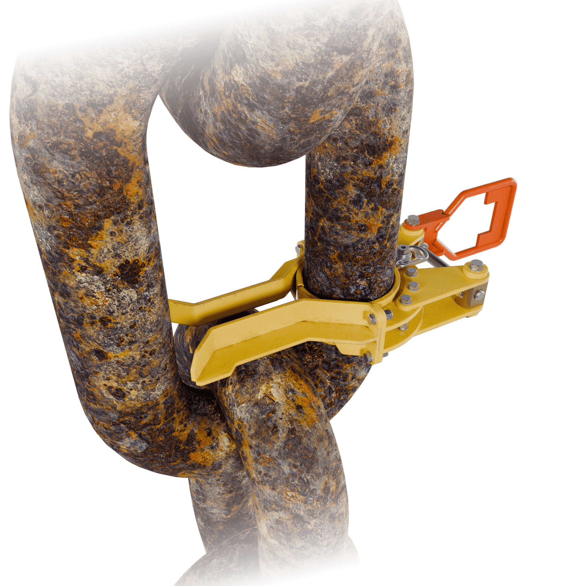 Chain Link Retaining Clamps detail