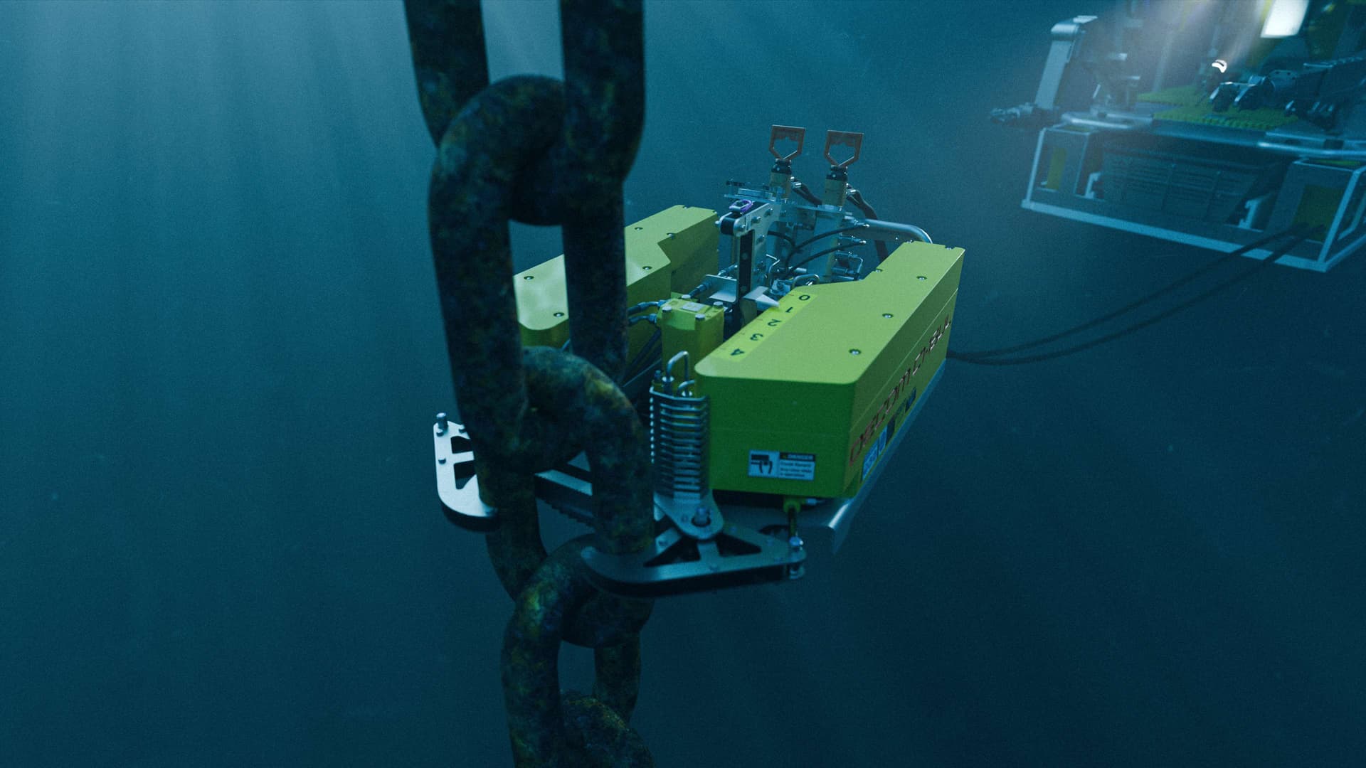 C1-16 UL Chopsaw in operation
