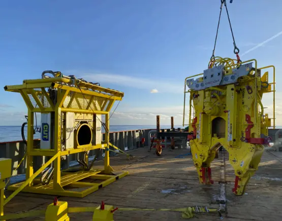 Cutting of Thick Wall 350mm ODCS Pipe